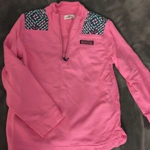 Pink Kids Vineyard Vines Pullover